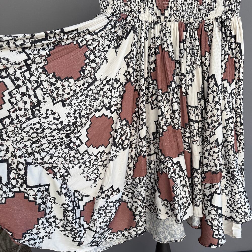 Anthropologie Black and White Midi Skirt - Picture 5 of 9